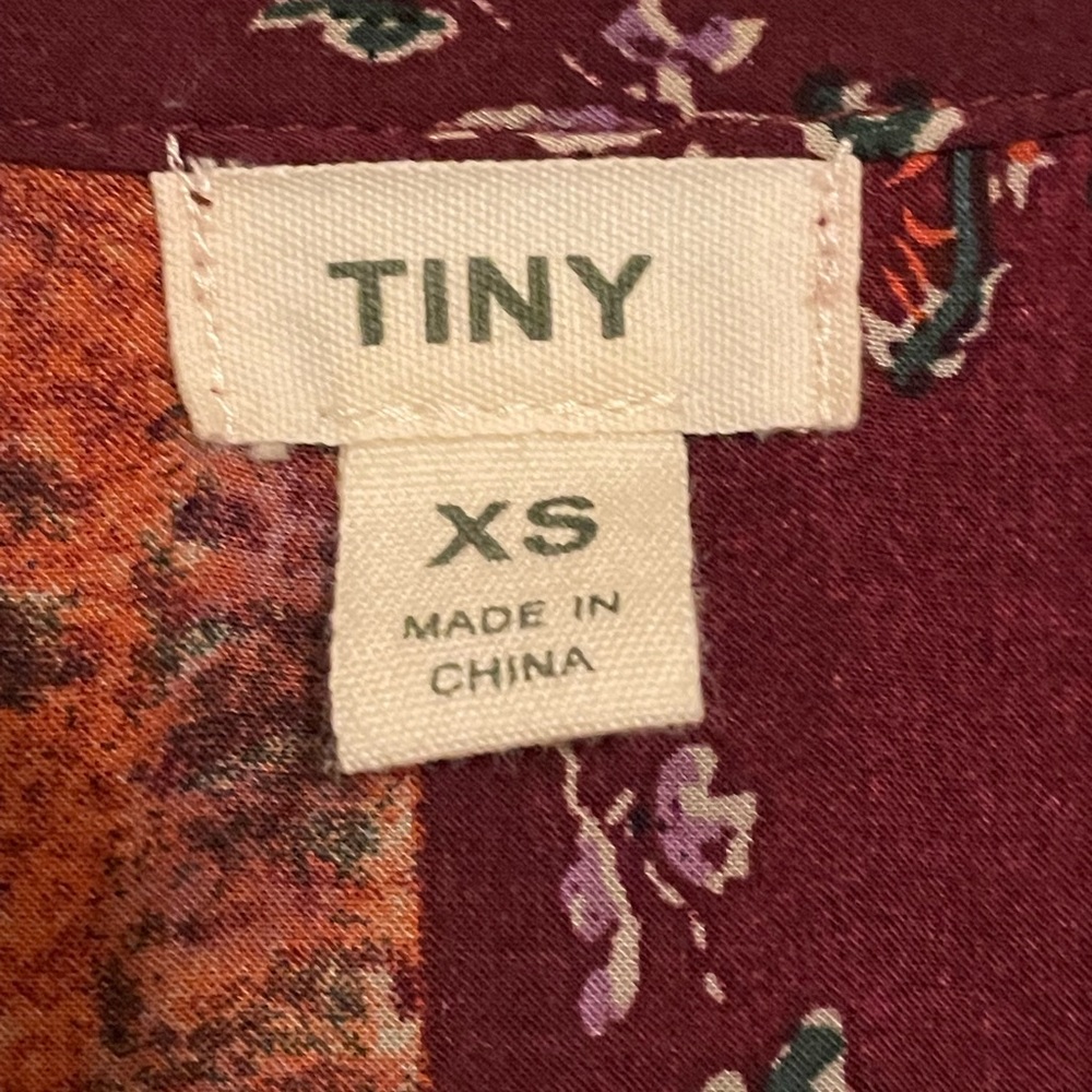 Anthropologie Tiny Patchwork Print Shirtdress Siz… - image 4